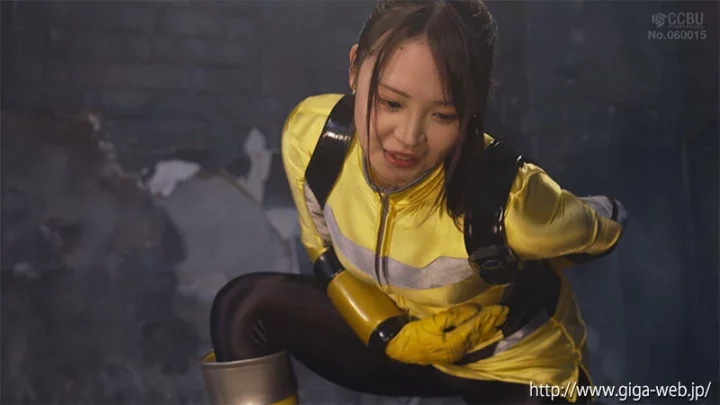 Screenshot 6 aus SPSE-92 Moa Wakatsuki (Wakatsuki Moa) Heldin Ero Pinch Omnibus Special Sentai Go Breakers Gelber Brecher GIGA