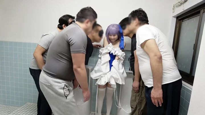 Screenshot 11 from NCYF-010 松本一花 Gachi 7P 大乱交！身高140cm的可爱腿部少女，春天般清新的美丽少女，分层造型 '叔叔的●根，太大了我被挤压了'