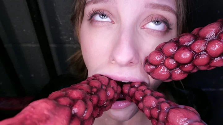 Screenshot 13 from FJIN-140 Melody Hiina Marks Trapped by Touching Restraints, Flesh-Colored Tentacle Pervert