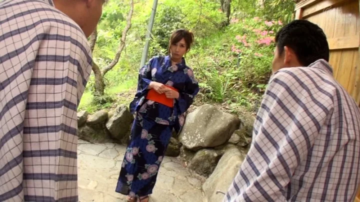 GVG-730 佐々木あき: 温泉旅行の屈辱 - 露出、フェラ、拷問オーギー、トレーニング、ギャングバン、妻の屈辱 のスクリーンショット 13