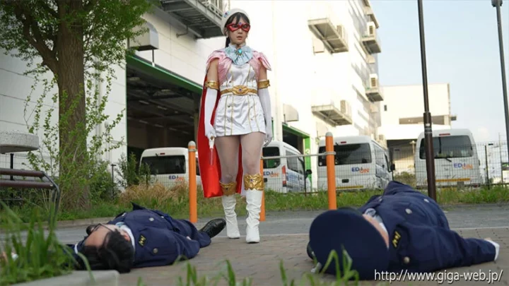 Screenshot 13 from SPSF-54 西尾玛丽娜：美少女英雄奥罗拉 - 混乱的美腿战斗动作 GIGA (GIGA)