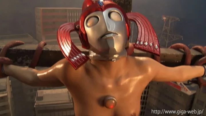 Screenshot 20 from DHRY-14 Rei Hanamiya: Action Heroine 13 Hyper Mammy Giant GIGA
